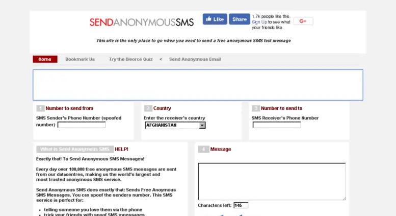 10 Sites to send free sms without registration