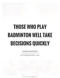 Badminton inspiration