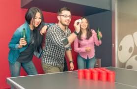 beer pong game